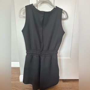 Abercrombie & Fitch Black Sleeveless Romper